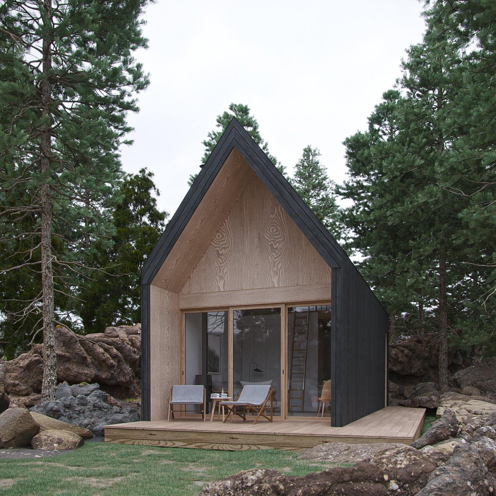 Modern Alpine Cabin - Den