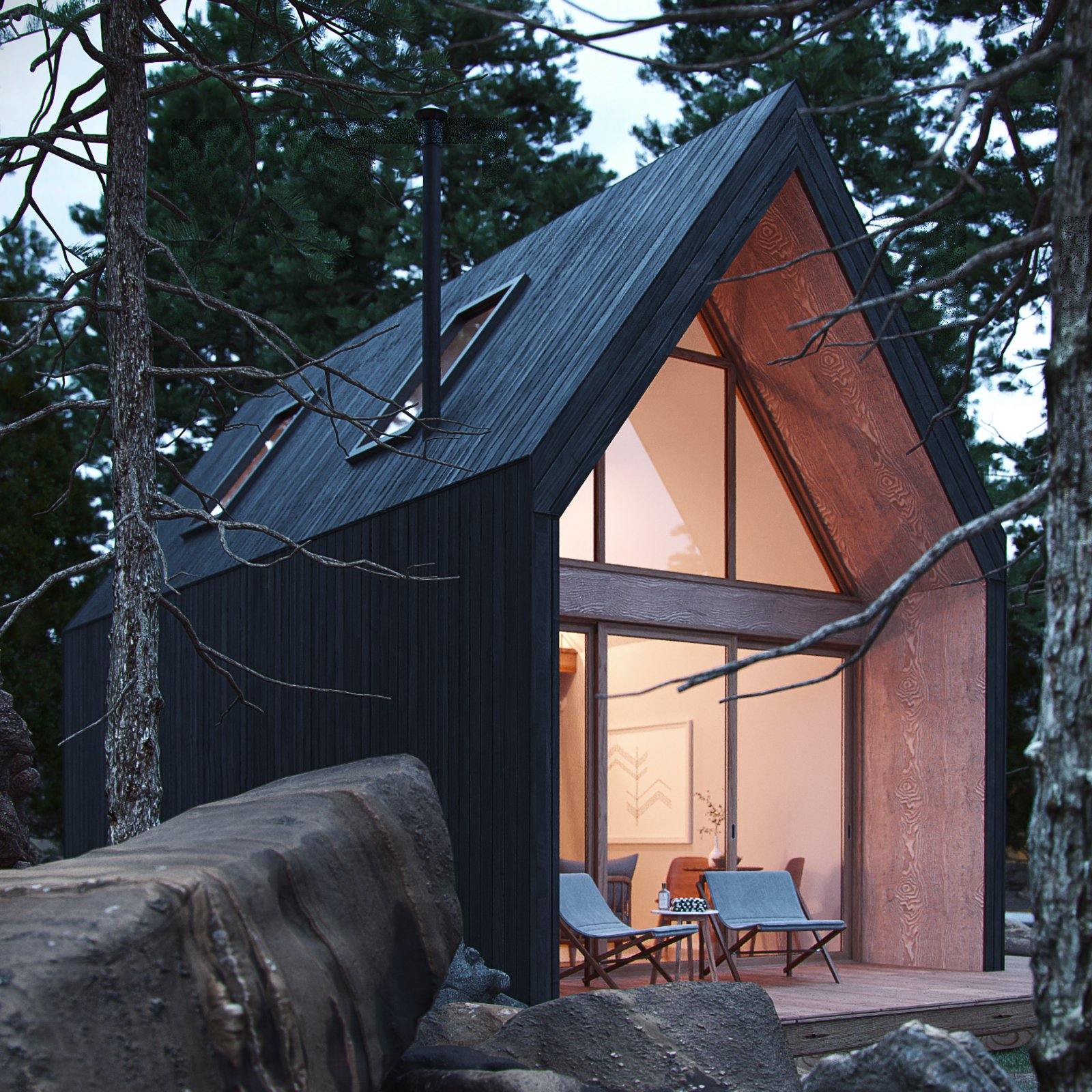Modern Alpine Cabin - Den