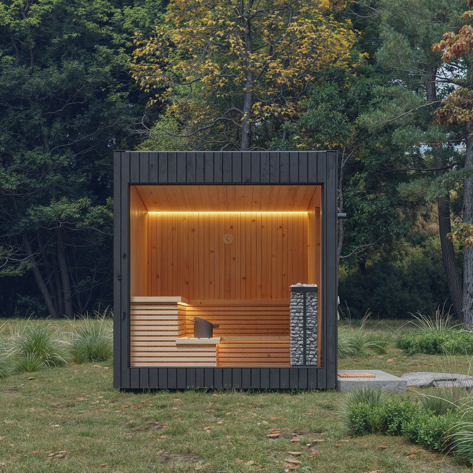 Medium Modern Sauna