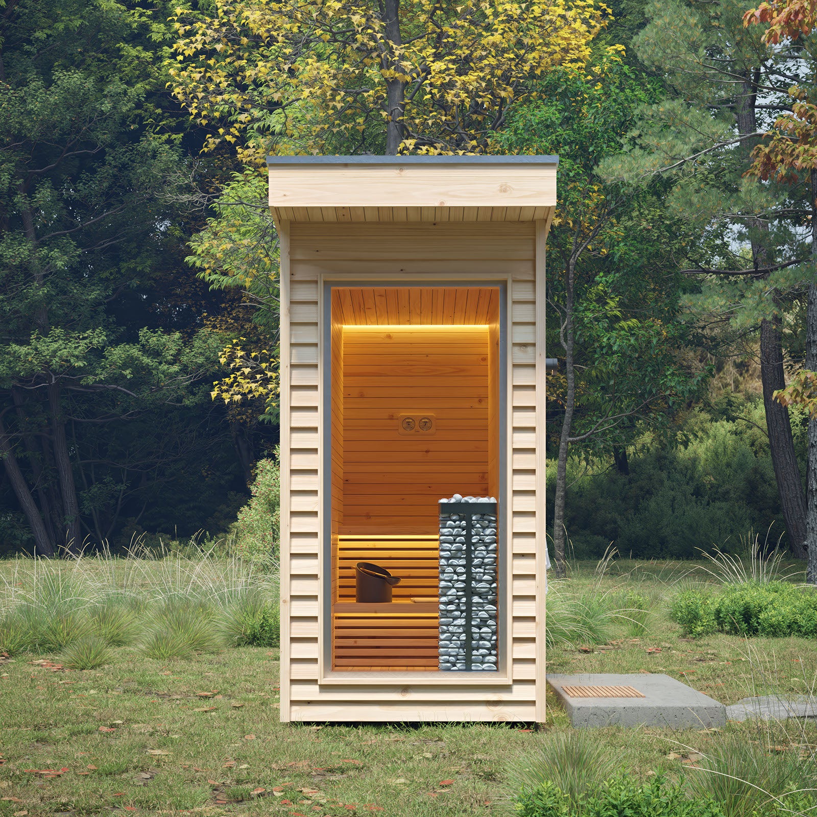 Small Rustic Sauna