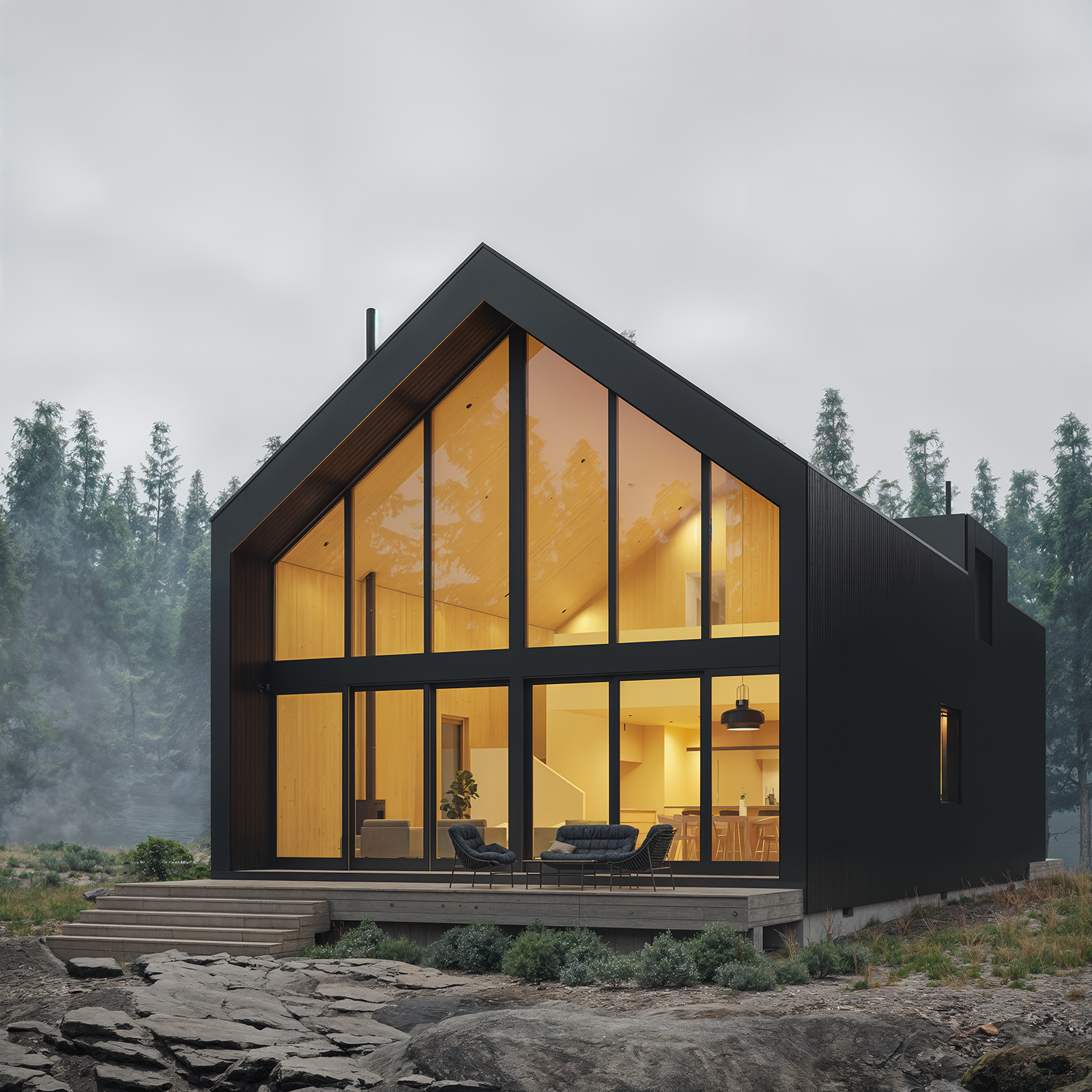 Modern Alpine Family