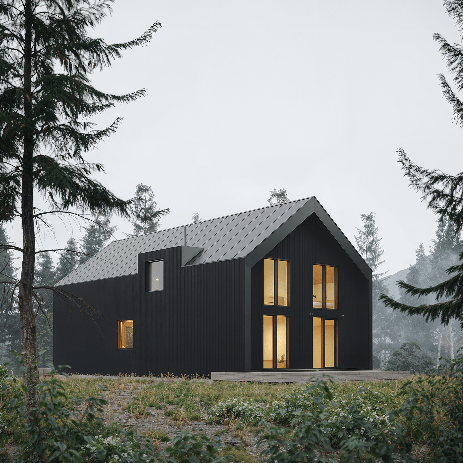 Modern Alpine Family - Den