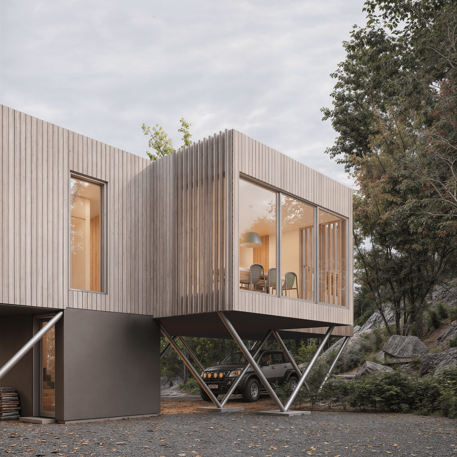 Modern Treehouse - Den